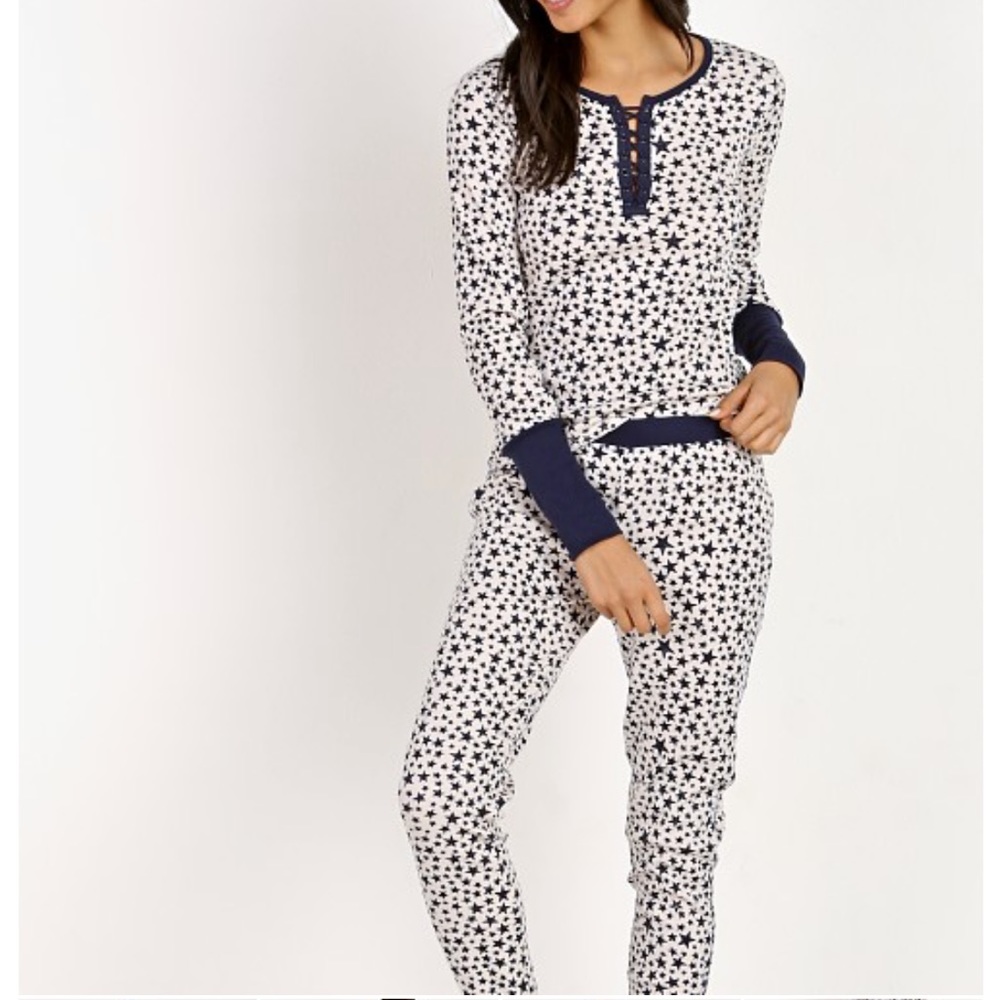 Splendid Thermal & Legging PJ Set Midnight Stars